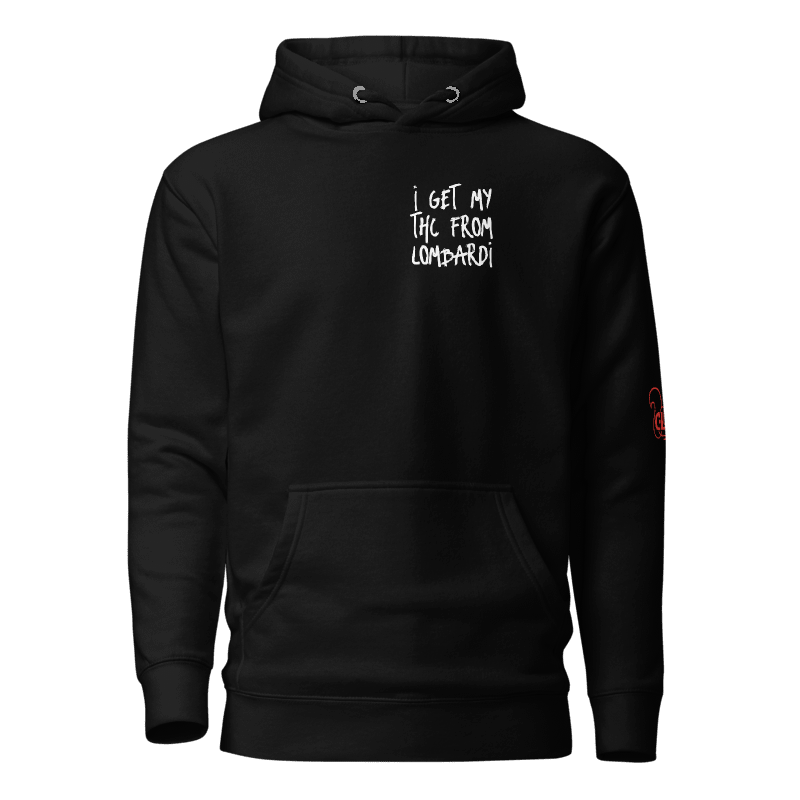 Black Tree Health Care hoodie — front — genuine Printful mockup